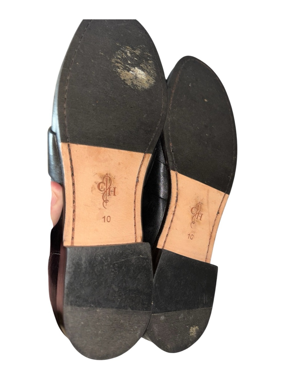 Cole Haan women’s black Leather Penny Loafers 10 - Picture 5 of 8
